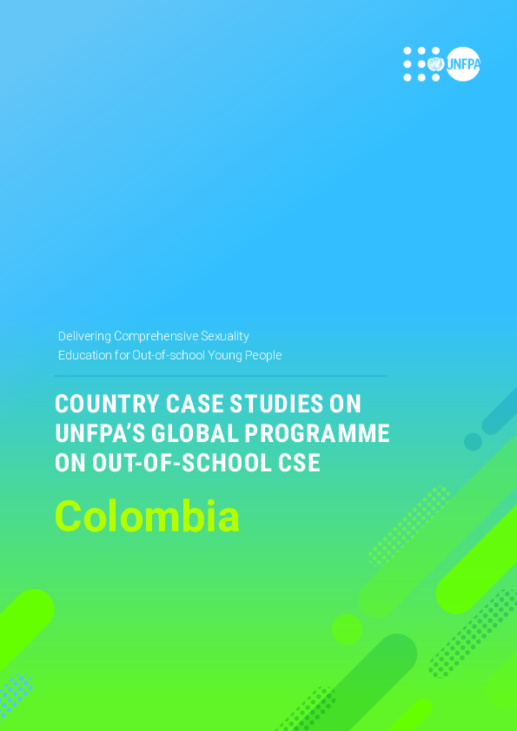 Colombia: Country case studies on out-of-school comprehensive sexuality education