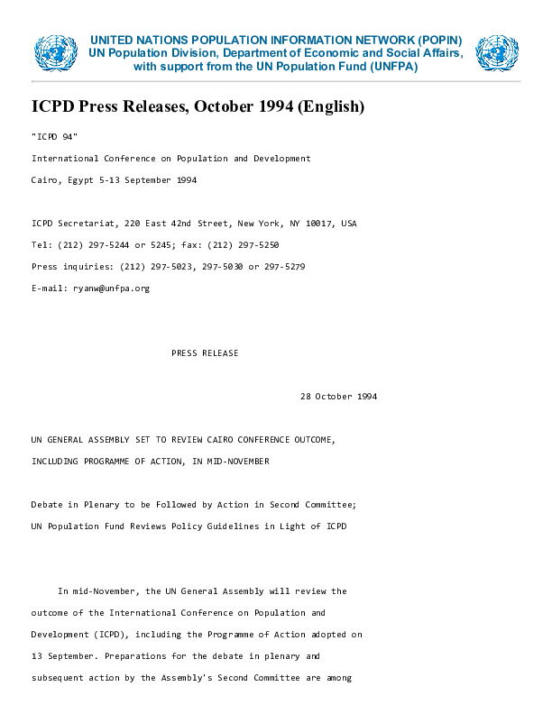 icpd-press-release-94-10-28