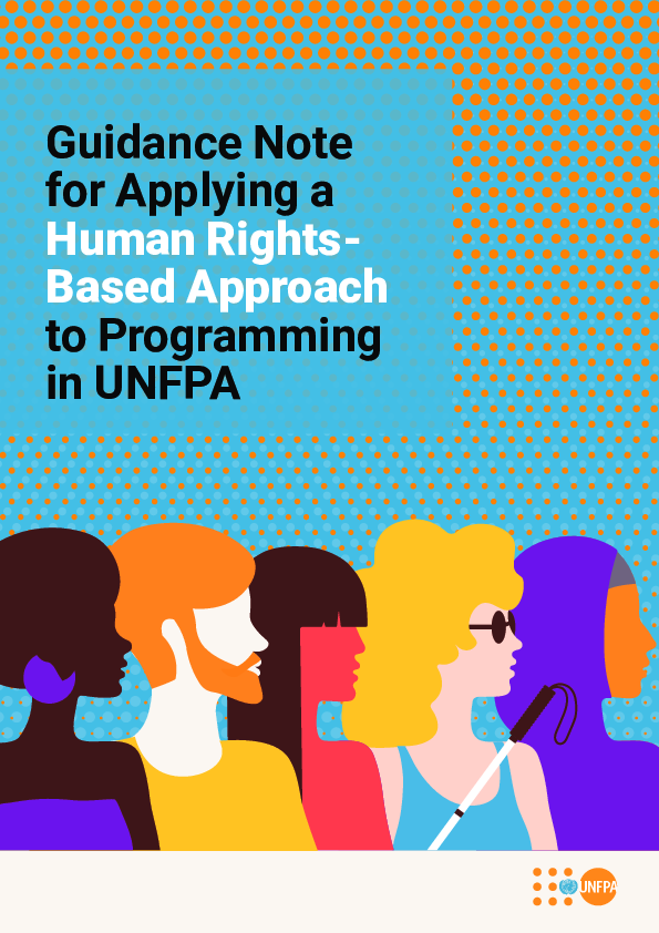 Guidance Note for Applying a Human Rights-Based Approach to Programming in UNFPA
