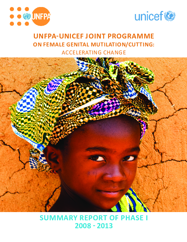 UNFPA-UNICEF Joint Programme on Female Genital Mutilation/Cutting: Accelerating Change