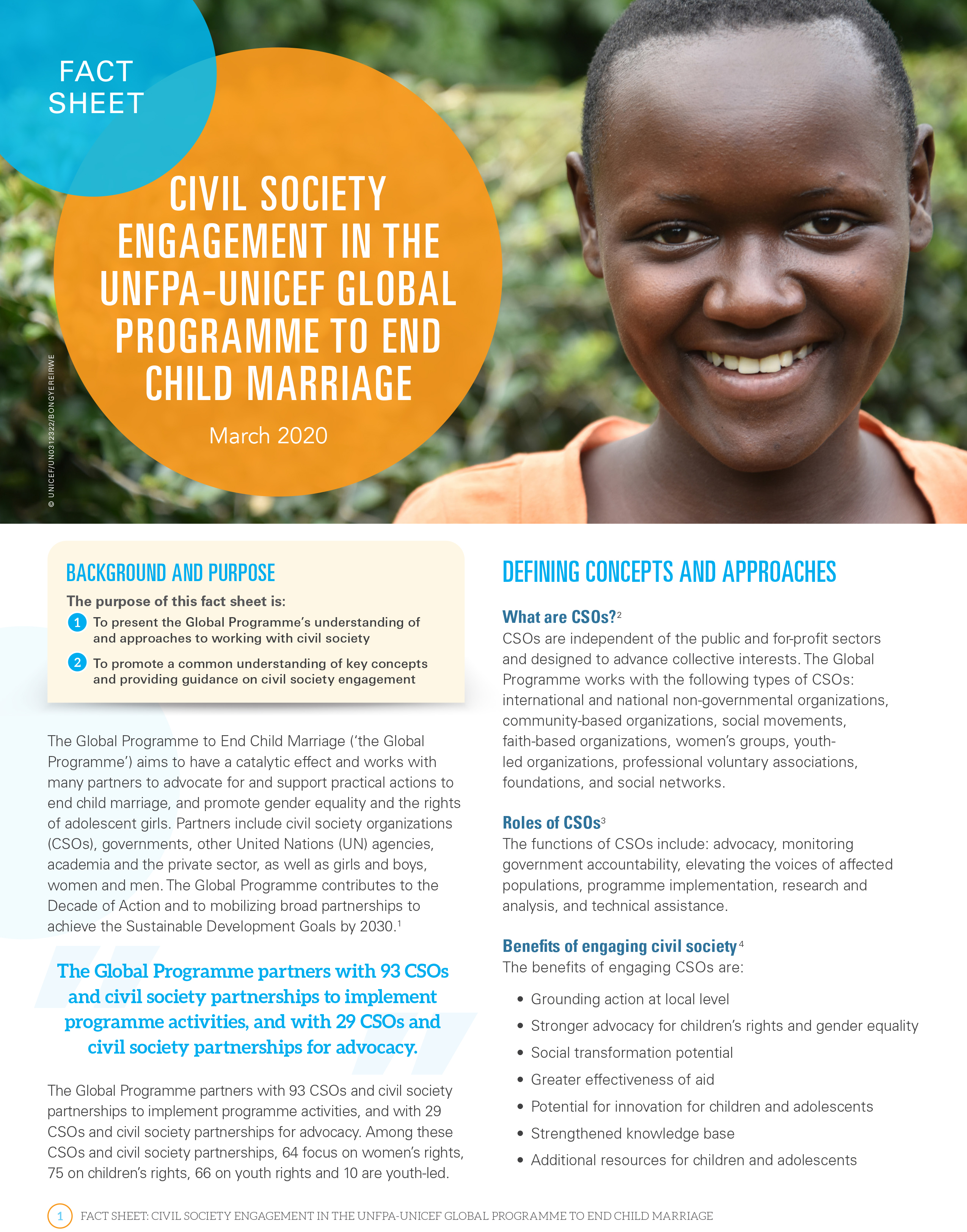 Fact Sheet Civil society Engagement In The Global Programme To End 