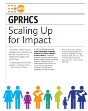 GPRHCS Scaling Up for Impact
