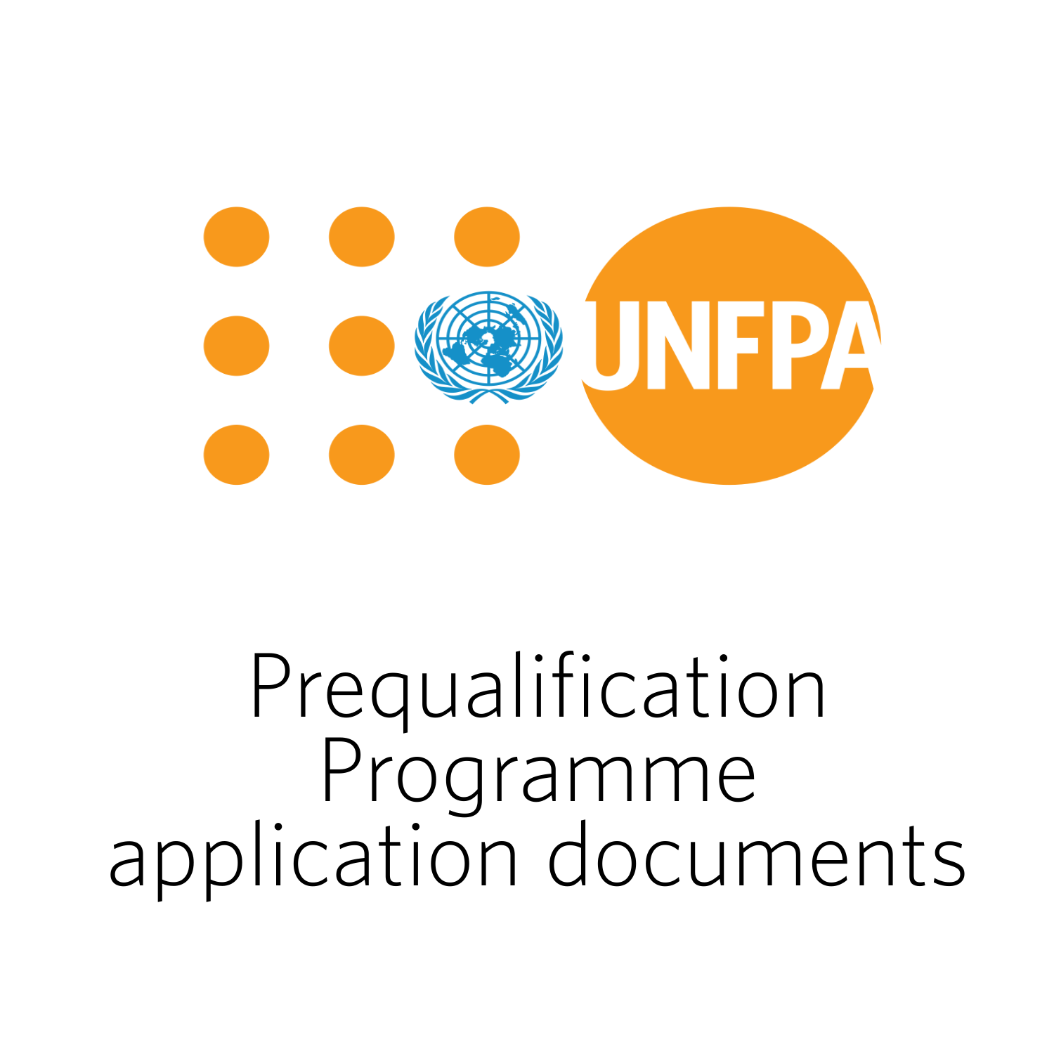 UNFPA Prequalification Programme application documents