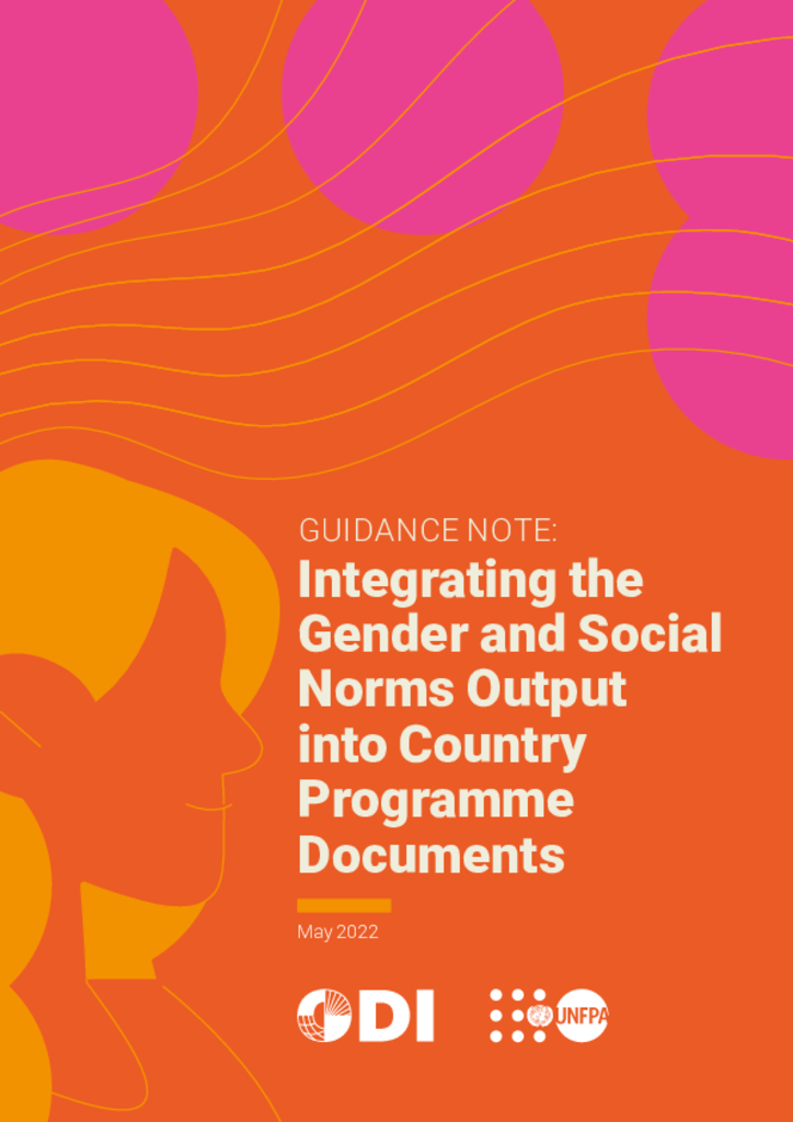 Guidance Note On Integrating The Gender And Social Norms Output Into Country Programme Documents 4308