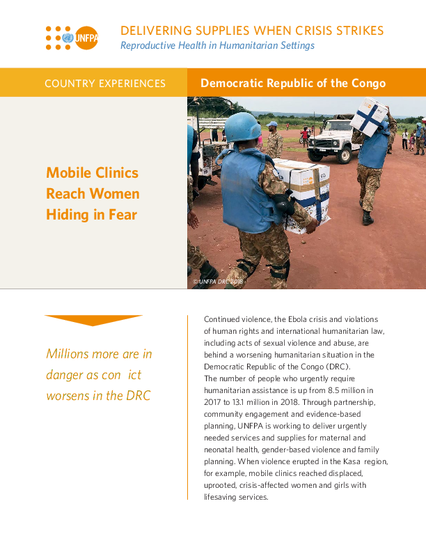 Democratic Republic of the Congo: Mobile Clinics Reach Women Hiding in Fear
