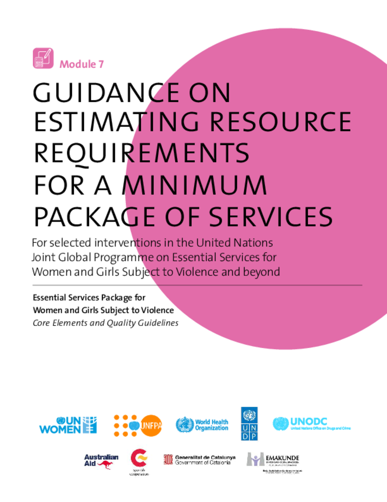 Essential Services Package for Women and Girls Subject to Violence Module 7