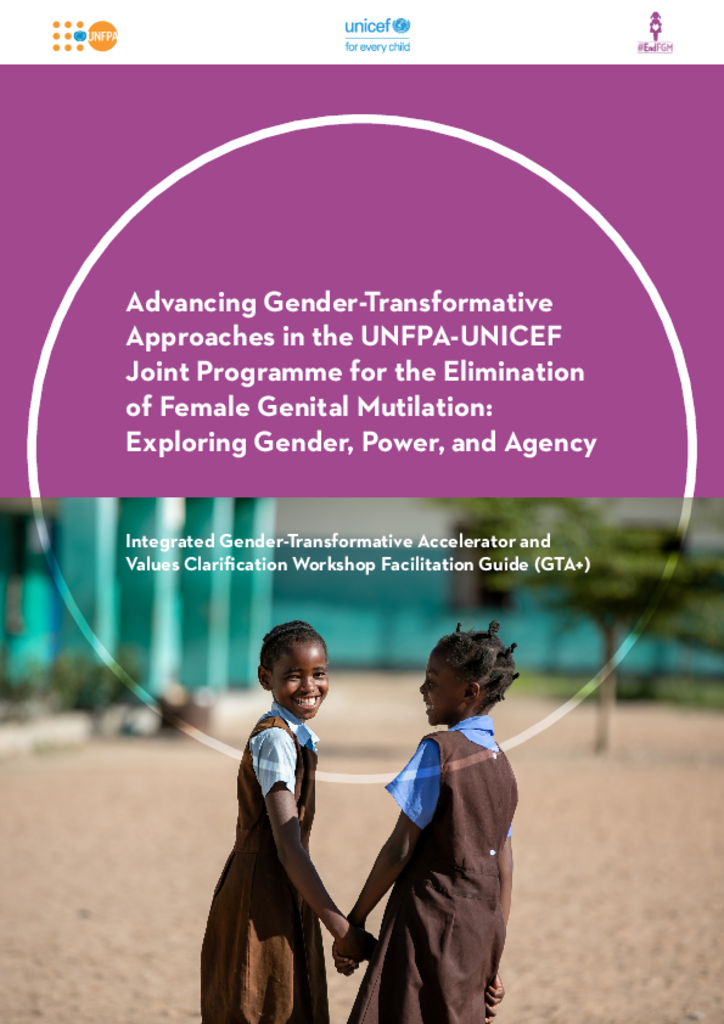 Integrated  Gender-Transformative Accelerator and  Values Clarification Workshop Facilitation Guide