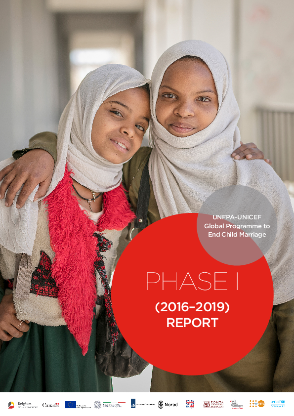 UNFPA–UNICEF Global Programme to End Child Marriage Phase I Report (2016-2019)