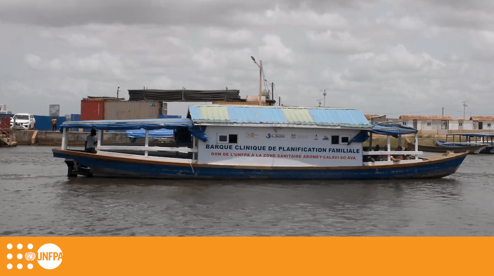 A boat clinic delivers crucial health care for women in remote villages in Benin