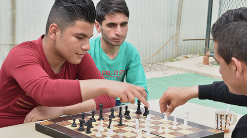 Sport improves confidence and builds community, say youth leaders.© UNFPA Iraq
