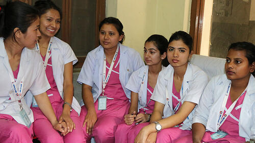 500px x 280px - Nepal's first midwives waiting in the wings to save women's lives