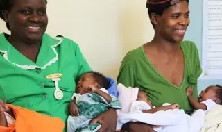 A mother in Zimbabwe delivers four “miracle” babies