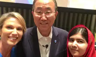 UN Secretary-General and Malala Yousafzai join #showyourselfie…